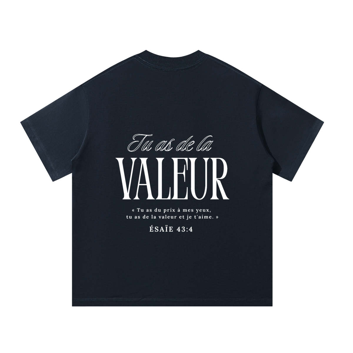 Tu as de la valeur "Blanc"