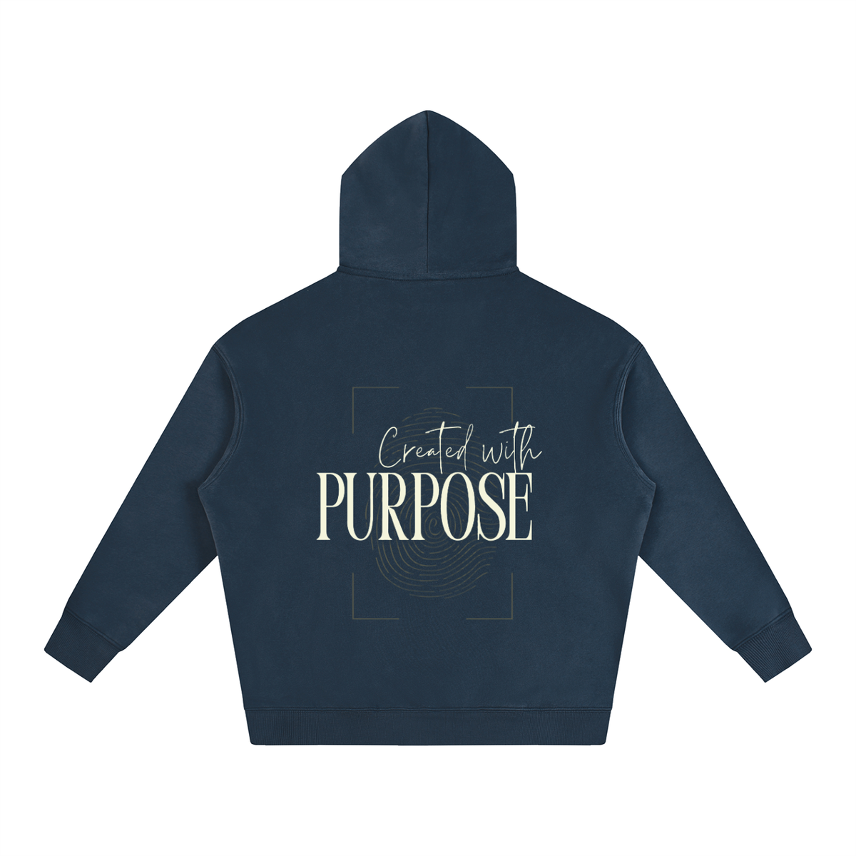 Hoodie "Created with purpose"