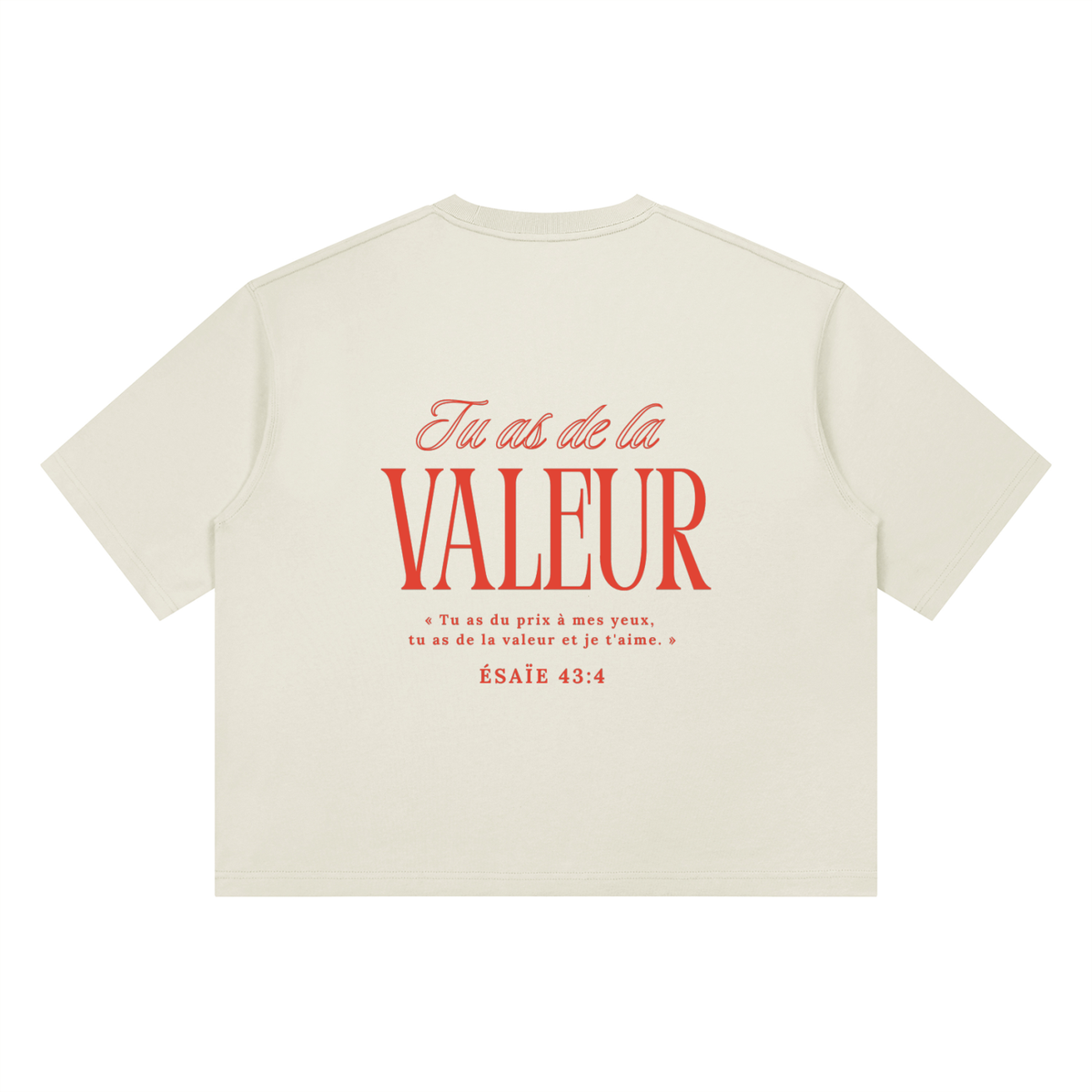 Tu as de la valeur "Rouge"