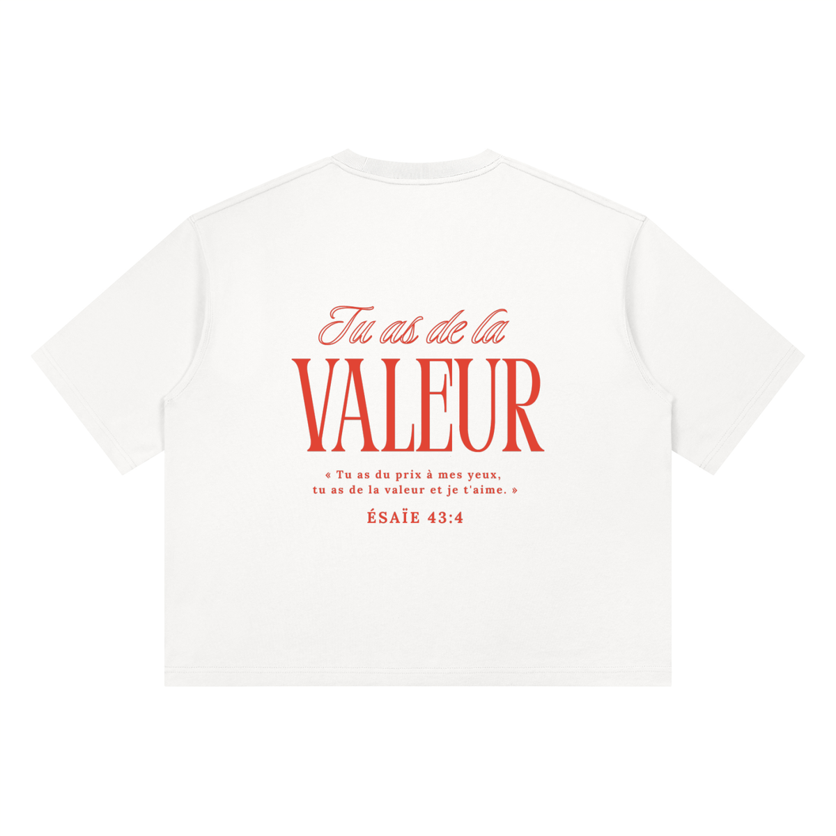 Tu as de la valeur "Rouge"